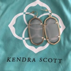 Gray Kendra Scott dangle earrings
